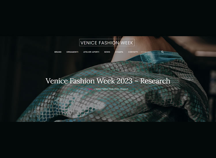 Venice Fashion Week 2023: l’evento dedicato all’artigianato e alla slow fashion